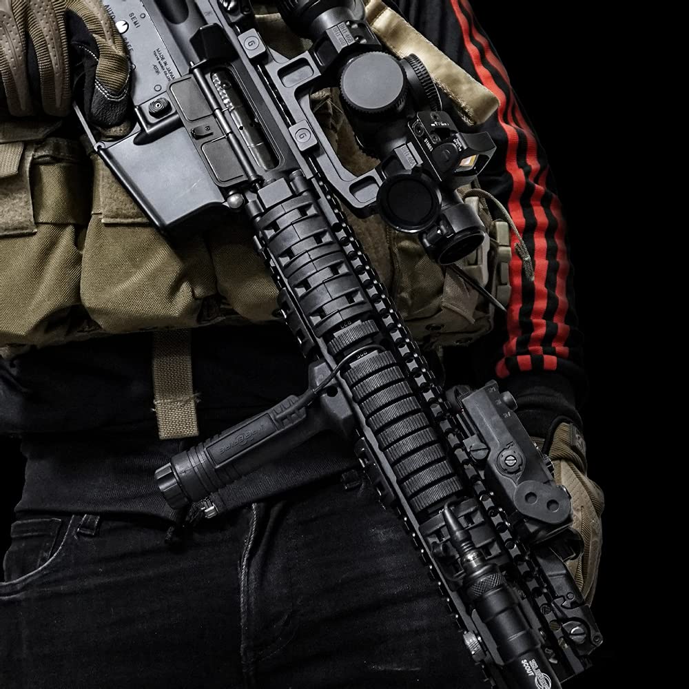 Ryohin Buhin Совместимая с 20 мм рельсой передняя рукоятка, вертикальная рукоятка, реплика типа KAC от Knight's Armament, смола, черная