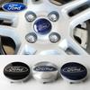 Автомобильная наклейка 2026 Ford 4 шт./комплект 54 мм Автостайлинг Колпачки ступиц колес Значки Аксессуары Для Ford Mondeo Focus 2 3 4 Mustan