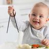 1 пара силиконовых тренировочных палочек для еды, мультяшная панда, посуда, обучающие палочки, помощник для еды, мультяшная фигурка, палочки для еды, дом