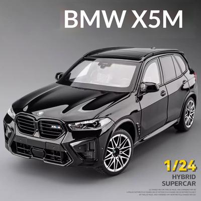 1:24 BMW X5M литая модель автомобиля из сплава, имитирующая настоящий внедорожник, коллекционные модели автомобилей, украшения, игрушечный автомобиль для мальчика