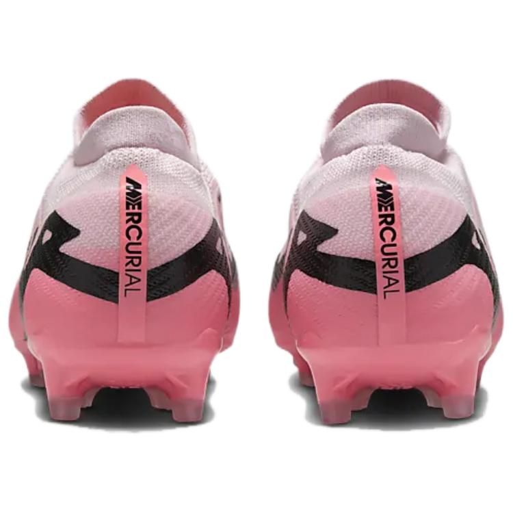 Nike Air Zoom Vapor 15 Pro Удобные Стильные AG (Резиновые короткие шипы) Мужские футбольные бутсы для искусственного газона розово-черные DJ5604-601