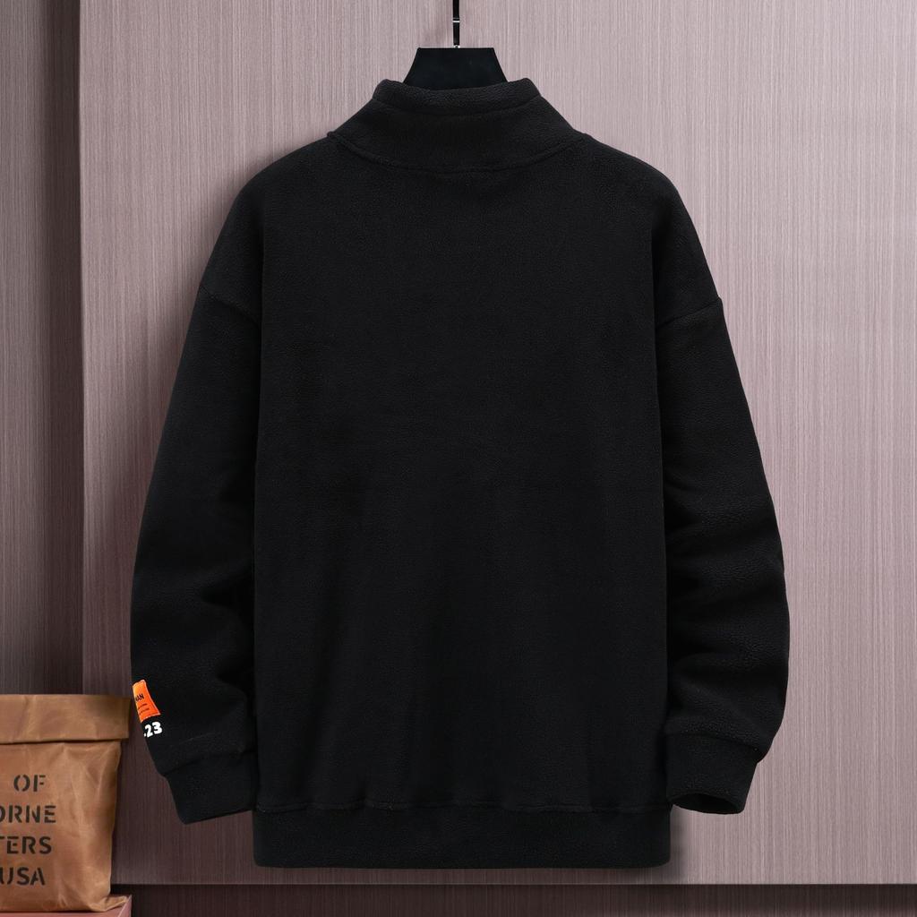 Плюс размер 11XL Мужская Осенняя Зимняя Теплая Толстая Толстовка Стойка Воротник Толстовки Мужская Мода Повседневный Пуловер