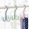 Rotated Hanger Hooks Wardrobe Closet Organizer Space Saving Clothes Rack for Bags Shoes Belts Scarves Storage