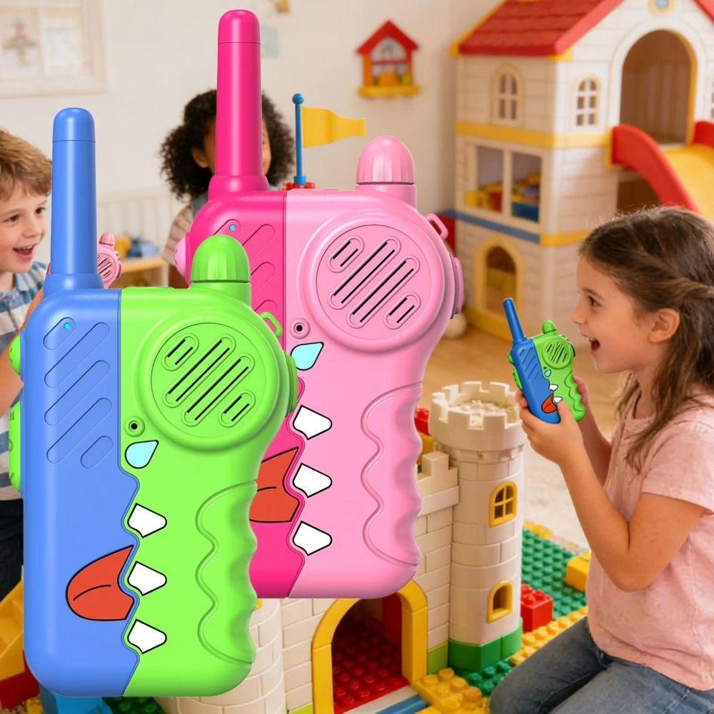 Drop-Proof Design 2 Way Communication Device with Flashlight Kids Telephone Toy Outdoor