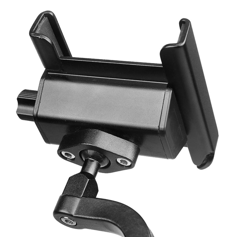 Heightened Bicycle Aluminium Alloy Mobile Phone Holder 360 Degrees Rotation Adjustable