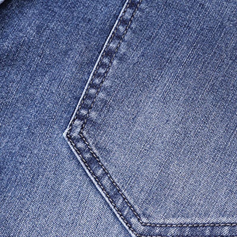 Jeanswest Men's Spring/Autumn Stretch Straight-Leg Jeans