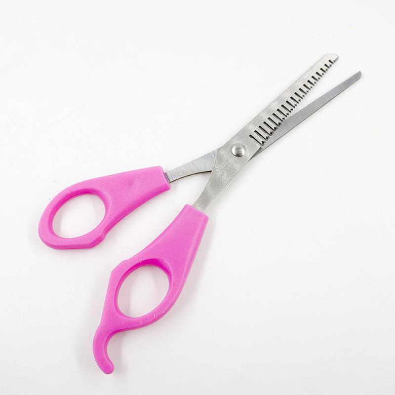 Профессиональные розовые инструменты «сделай сам», женский набор артефактов для стрижки волос, обрезка челки, парикмахерские ножницы для стрижки волос с линейками