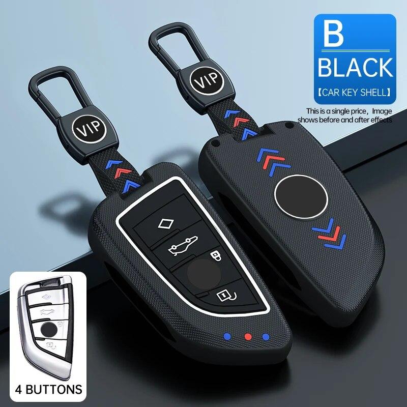 ABS + силиконовый чехол для дистанционного ключа автомобиля, чехол для BMW X1 X3 X5 X6 X7 G20 G30 G01 G02 G05 G11 G32 1 3 5 7 серии аксессуары