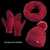 Women's Winter Scarf, Gloves & Hat Set