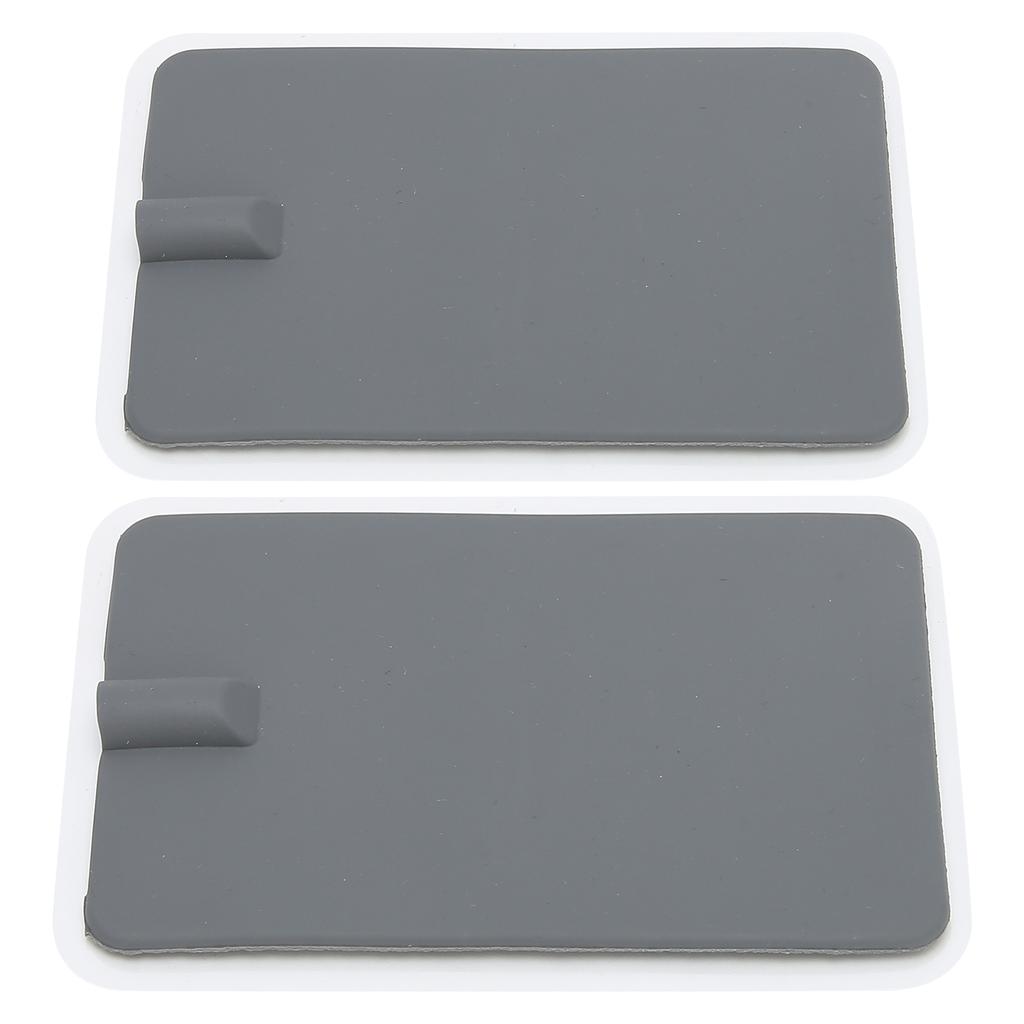2шт силиконовая электродная накладка мягкая электродная накладка для физиотерапевтического инструмента серая 7 x 11см