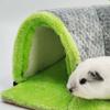 Collapsible Guinea Pig Hideout Removable Mat Hamsters Playing Playground  Winter