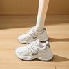 Легкие кроссовки на платформе для папы женские осенние новые высокоценные повседневные дышащие студенческие спортивные беговые кроссовки большого размера