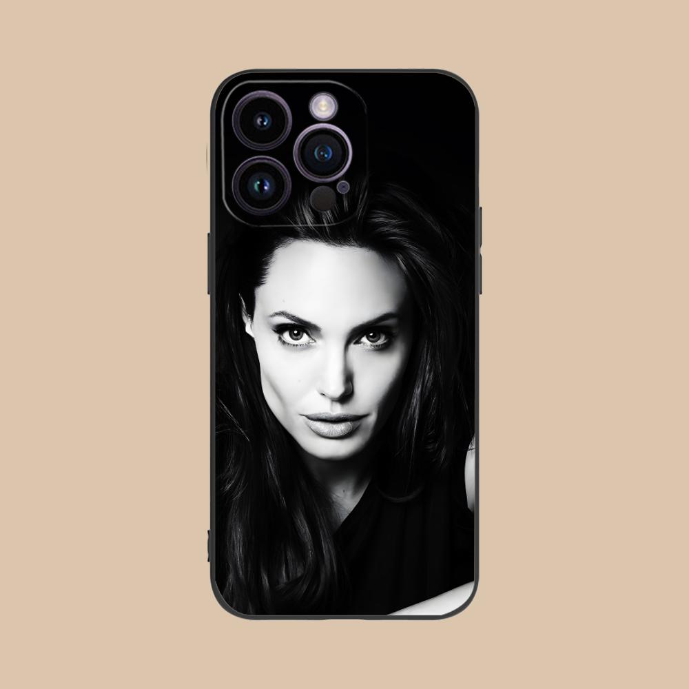 Чехол для мобильного телефона Анжелины Джоли для iPhone 17 16 15 14 13 12 11 X XR XS 8 7 Air Pro Max Plus Mini Цветной Чехол Чехол Роскошный