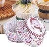 100Pcs Cupcake Liners Food Grade Oil-proof High-Temperature Resistant Non-Fading Exquisite Pattern Decorative Paper Xmas Themed Cupcake Liners