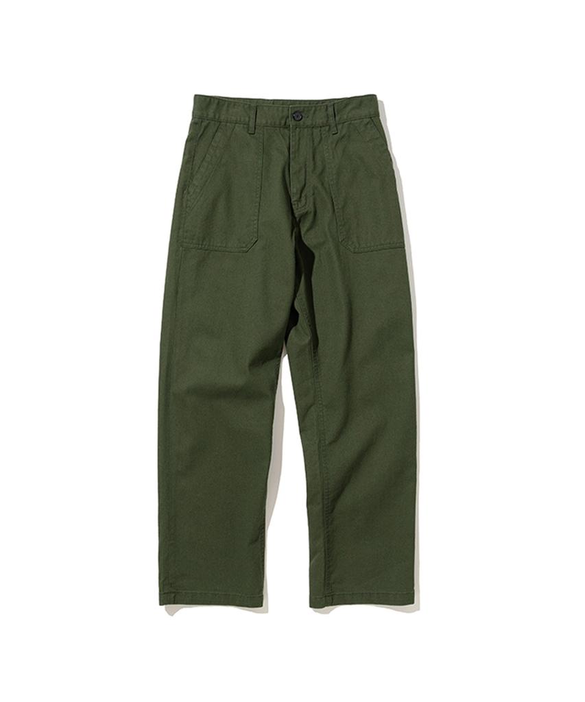 UNIFORM BRIDGE Хлопковые брюки-карго Regular Fit Лес