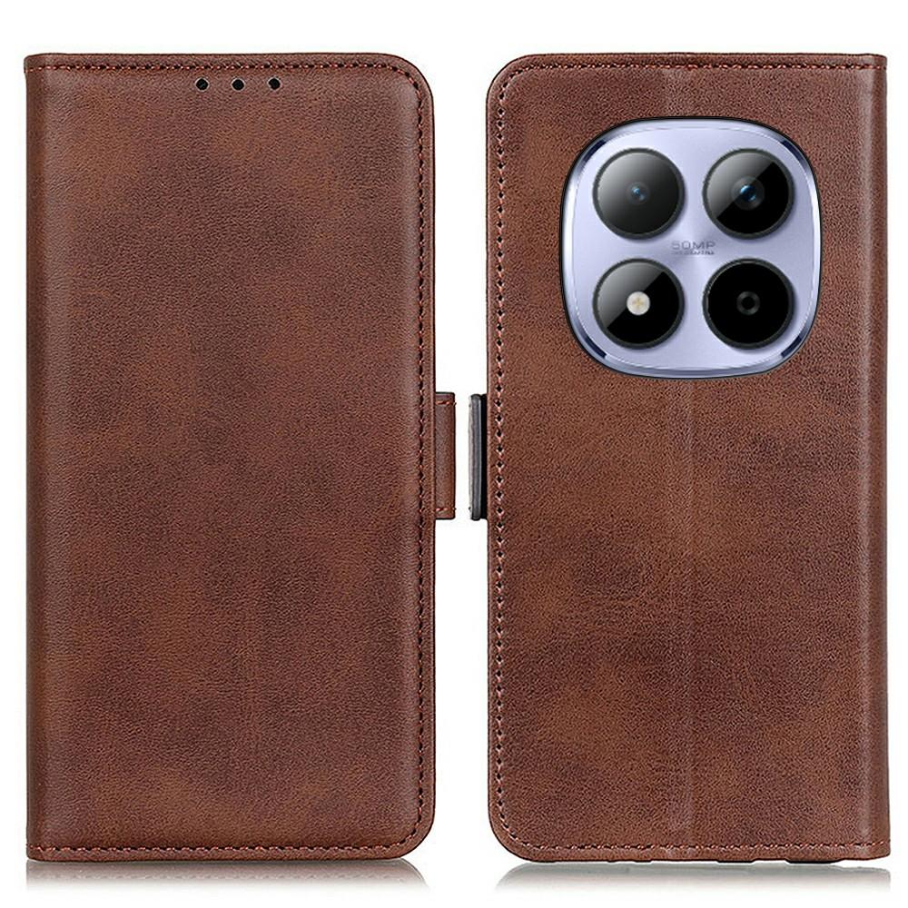 Для Xiaomi Redmi Note 15 Pro 4G (Глобальный) Чехол-подставка из ПУ кожи с текстурой коровьей кожи