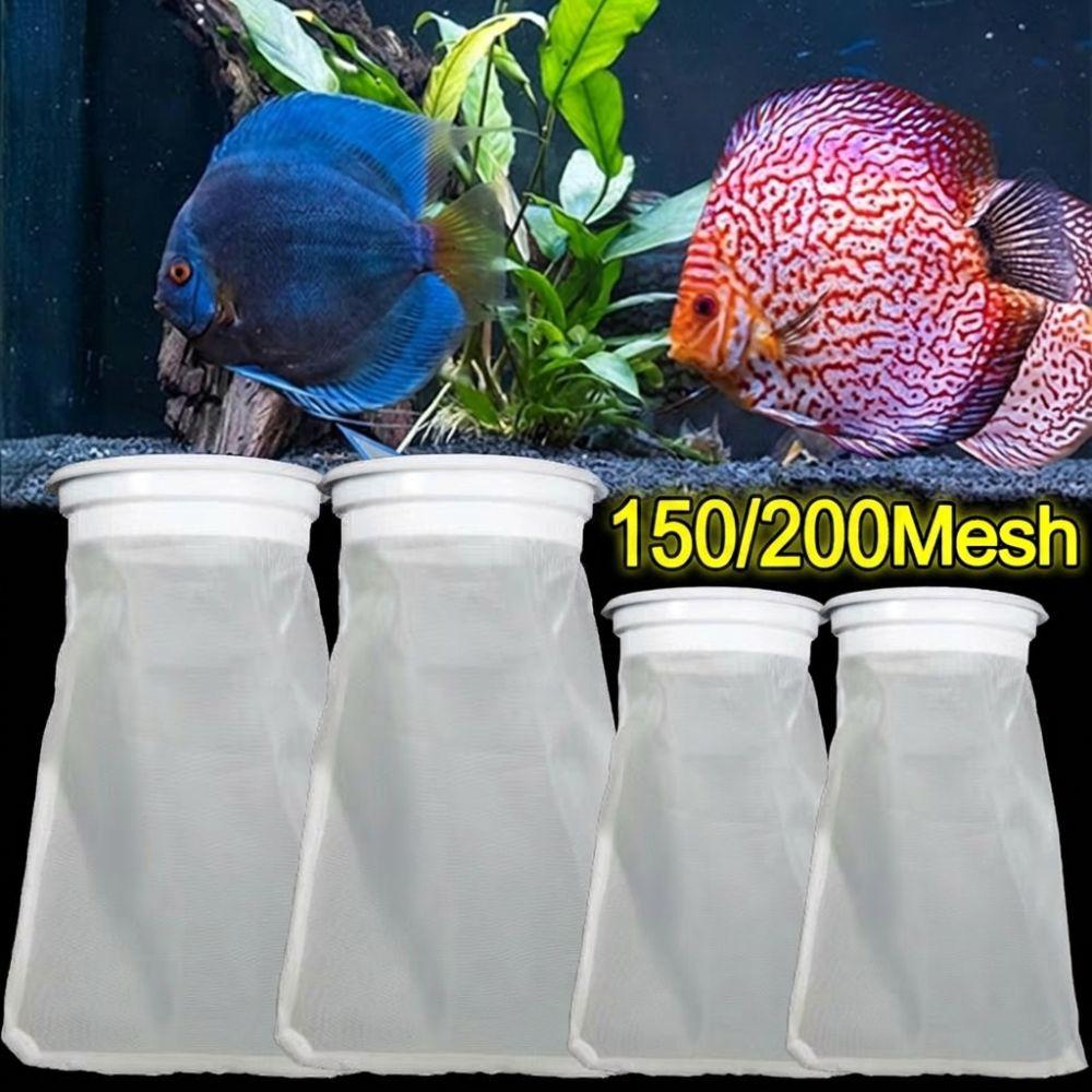 Washable Reusable Fish Tank Water Sump Filters Bag Marine Filter Bag Fish Tank Filtration System