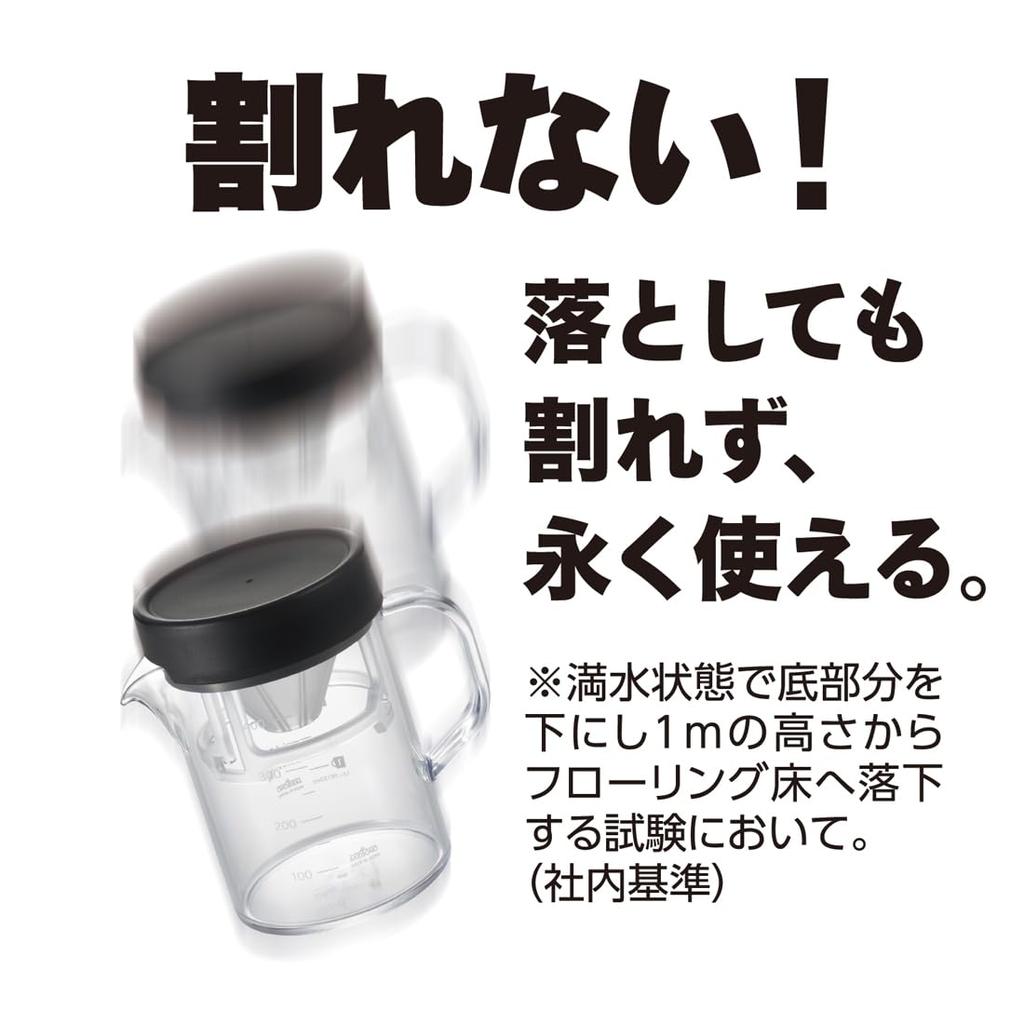 Кофейный сервер Akebono Sangyo Stron 400 Beaker Компактный набор капельниц Черный TW-3768