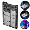 2-в-1 Адаптер-конвертер M.2 NGFF MSATA SSD в SATA 3.0 Карточка-конвертер M.2 NGFF B-key и MSATA SSD в SATA 3.0 для ПК Ноутбука