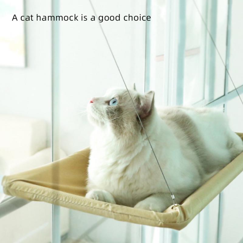 Cute Pet Hanging Beds Bearing 20kg Cat Sunny Window Seat Mount Pet Cat Hammock Comfortable Cat Pet Bed Shelf Seat Beds
