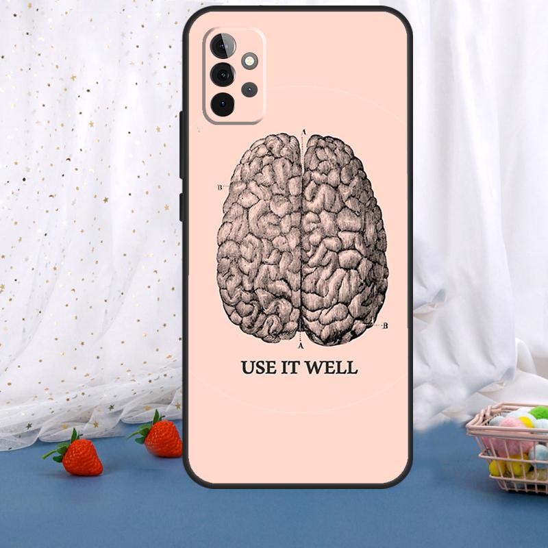 Анатомия Мозг Для Samsung Galaxy A55 A35 A05 A52 A32 A22 A54 A14 A16 A26 A36 A56 A06 A15 A53 A33 A13 Чехол