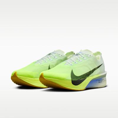 Nike ZoomX Vaporfly Next% 4 Едва Зеленый Вольт Сапфировый