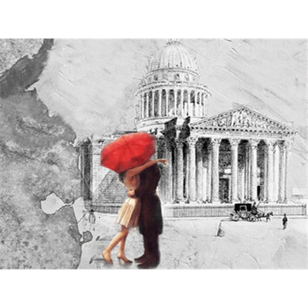 Полный квадратный/круглый алмазная живопись черный, красный пейзаж 5D Алмазная вышивка распродажа портрет цветок 5D DIY мозаичное украшение