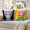 H-Hikari Shimoda Иллюстрации Наволочка Защита от пылевых клещей Невидимая молния Диван-кровать