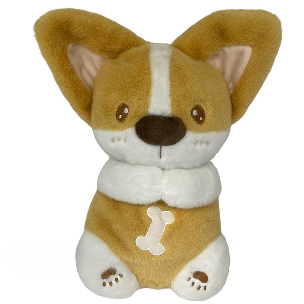 JOYBLISS Baby Breathing Capybara Soothing Plush Bear Doll with Music Lights Rhythmic Breathing Sleeping Companion Doll Baby Sleep Soother