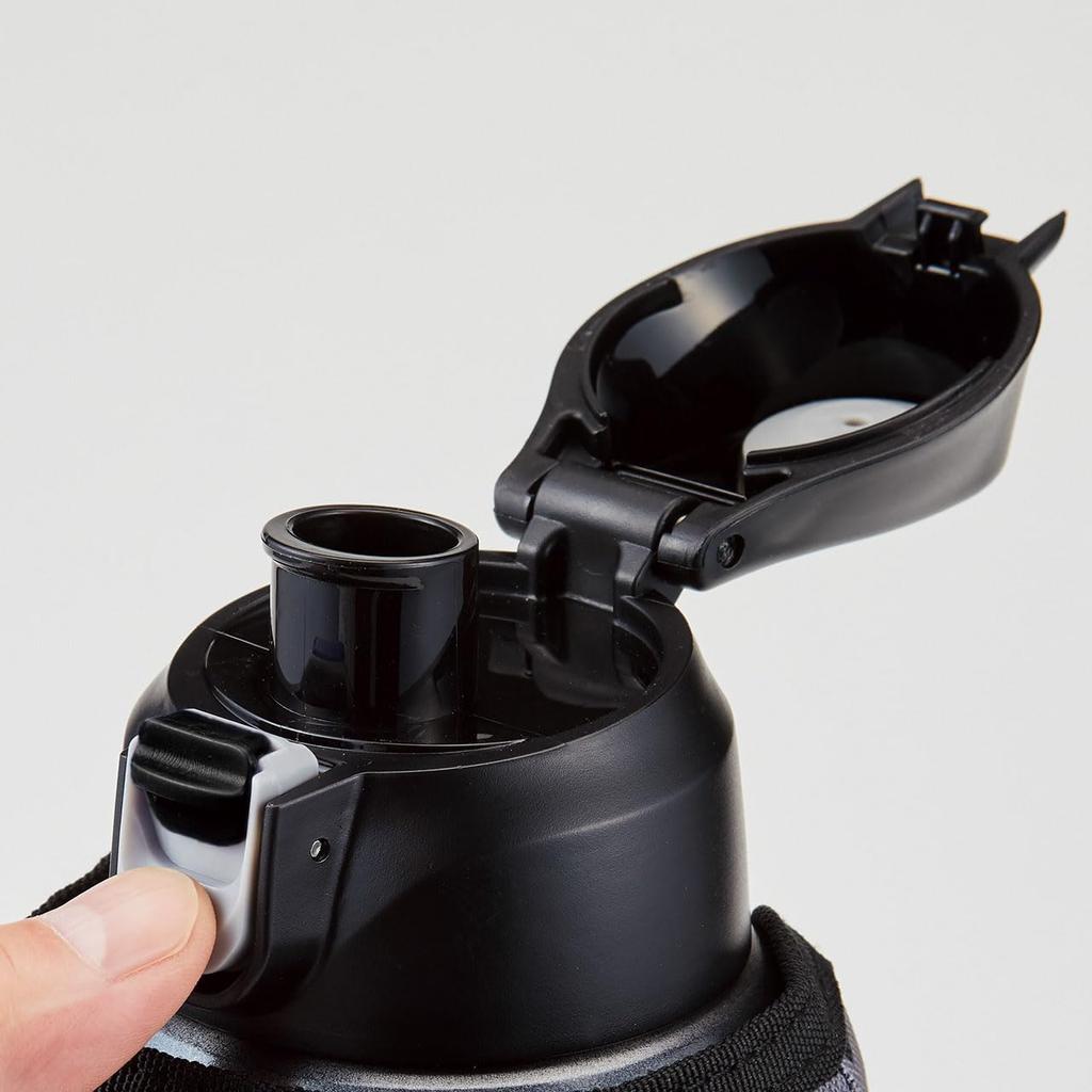 Orgo Нержавеющая сталь Портативная бутылка для хранения холодной воды Бутылка для воды для учеников начальной школы 1.0L PBY-10 One-Touch (Проверено синим)