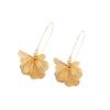 Vintage Chic Long Design Earrings Layered Petal Design Flower Pendant Earrings  Jewelry Accessories