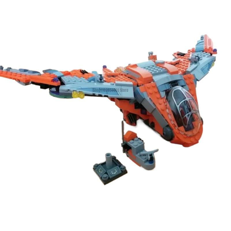 709pcs Ultimate Battle The Guardians' Ship Model Building Blocks 76107 MOC Bricks Abilisk Toy For Children