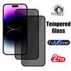 2PCS Privacy Tempered Glass For iPhone 14 13 12 11 Pro X XS Max XR Anti-Spy Screen Protectors For iPhone 7 8 Plus SE Glass