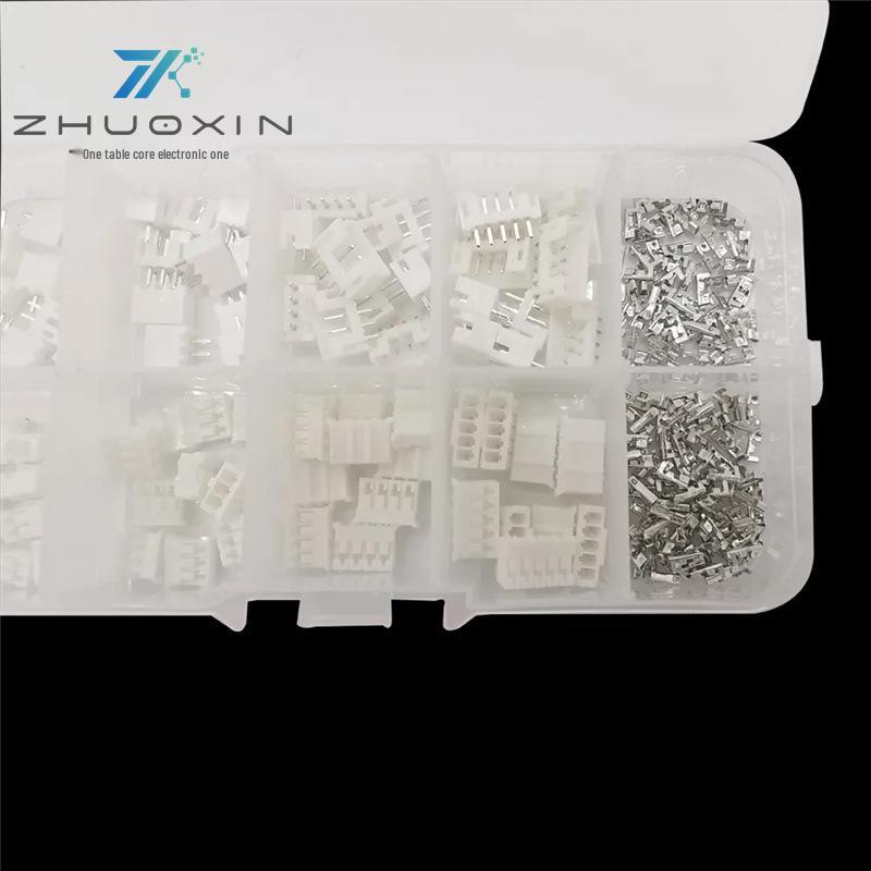 230-Piece PH2.0 JST Connector Set: 2P/3P/4P/5P Pins, 2.0mm Straight Pin, Housing & Terminal