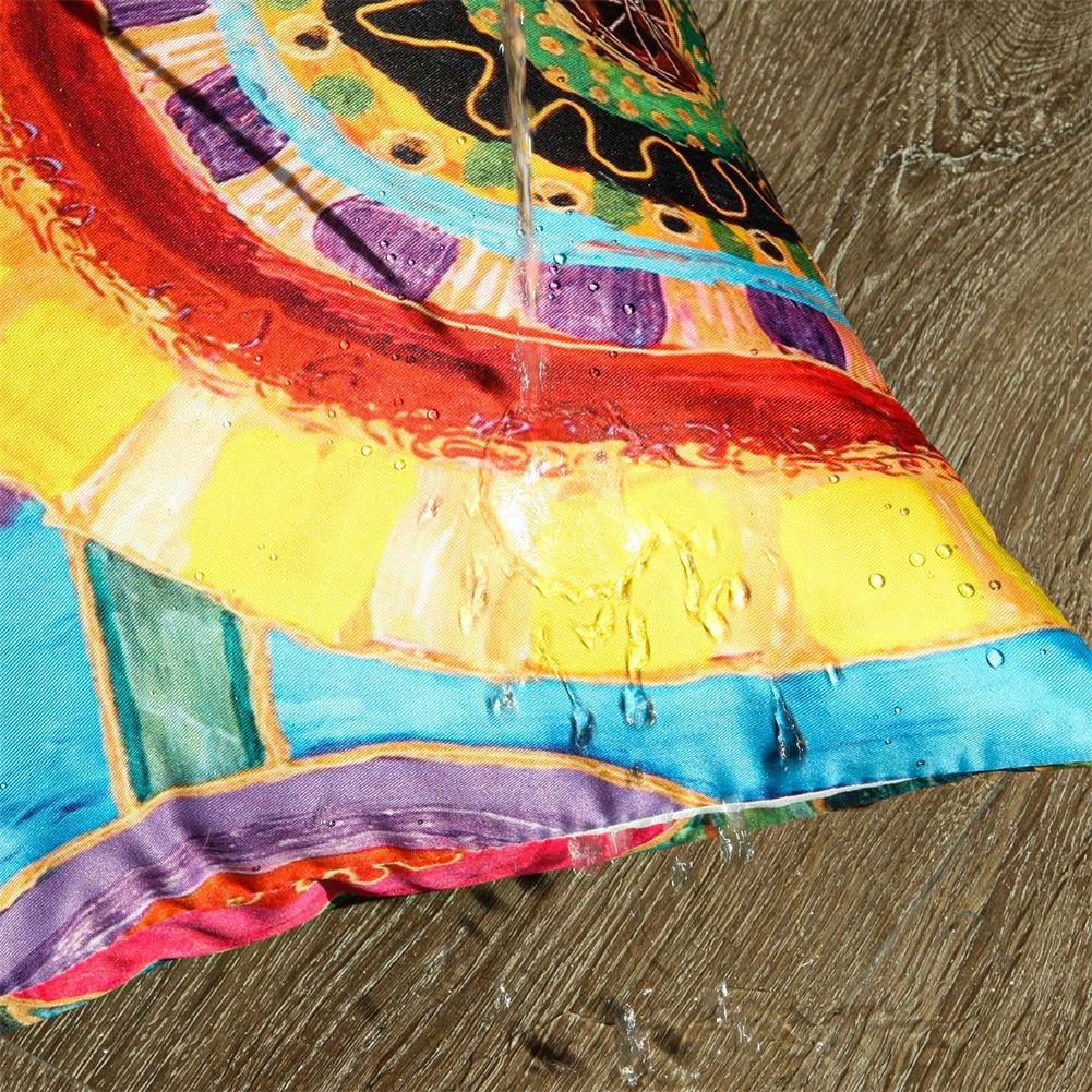 4pcs Decorative Throw Pillow Covers Pillowcase Flower Print Cushion Cover For Patio Garden Balcony 18x18inch