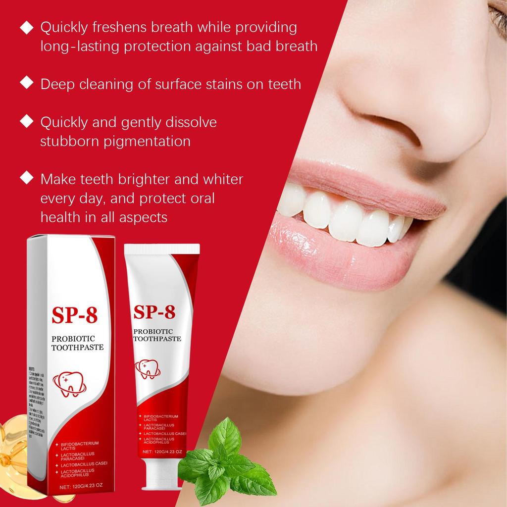 Oralhoe Mint Cleaning Toothpaste Gently Cleanses Teeth from Stains and Yellowing, Cleanses and Cares, and Leaves a Long-lasting Fresh Scent.