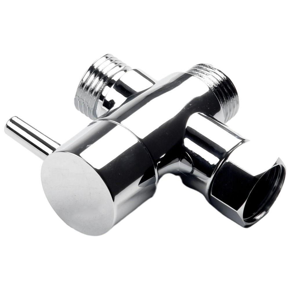 Three Function 3 Way Shower Head Diverter Valve T-Adapter Shower Tap Connector Sink Accessories