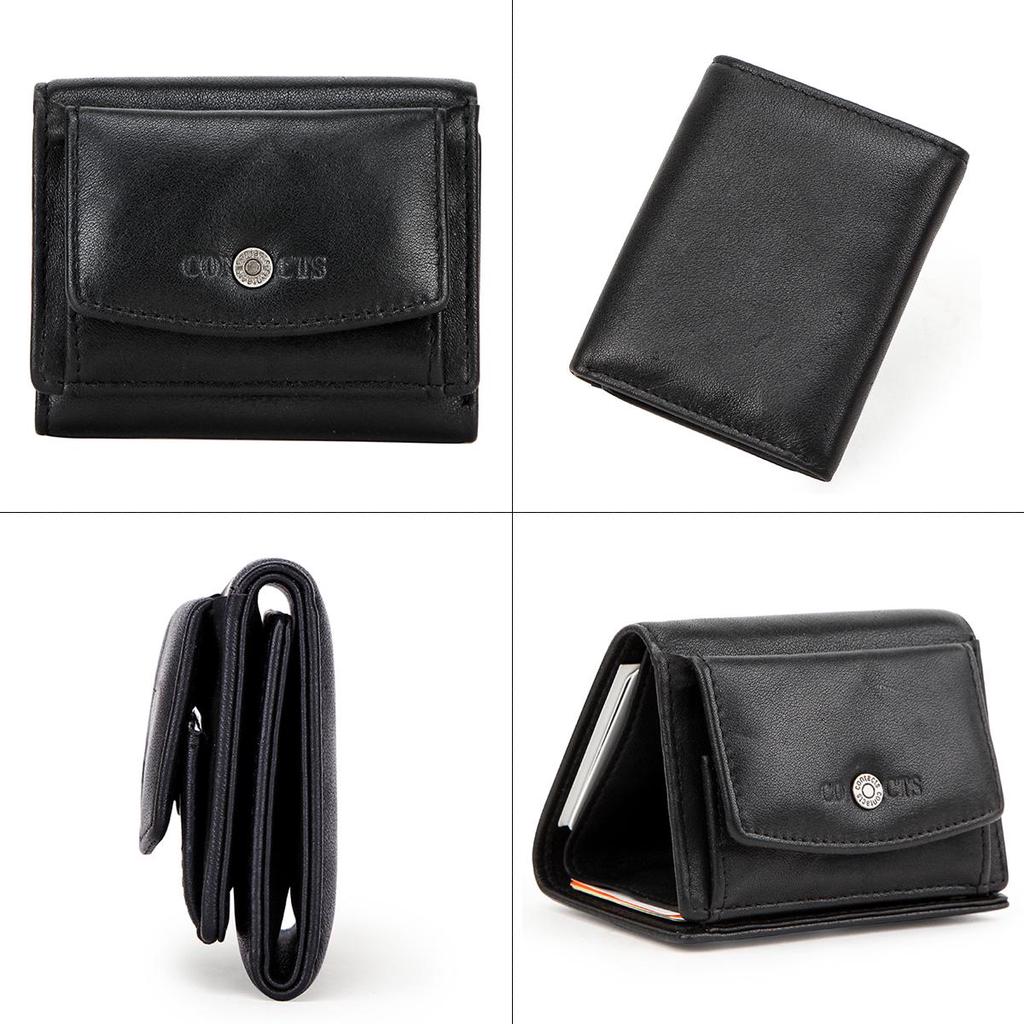 CONTACT'S женский компактный бумажник из натуральной кожи