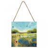 Julia Crossland Summer Meadow Wooden Block
