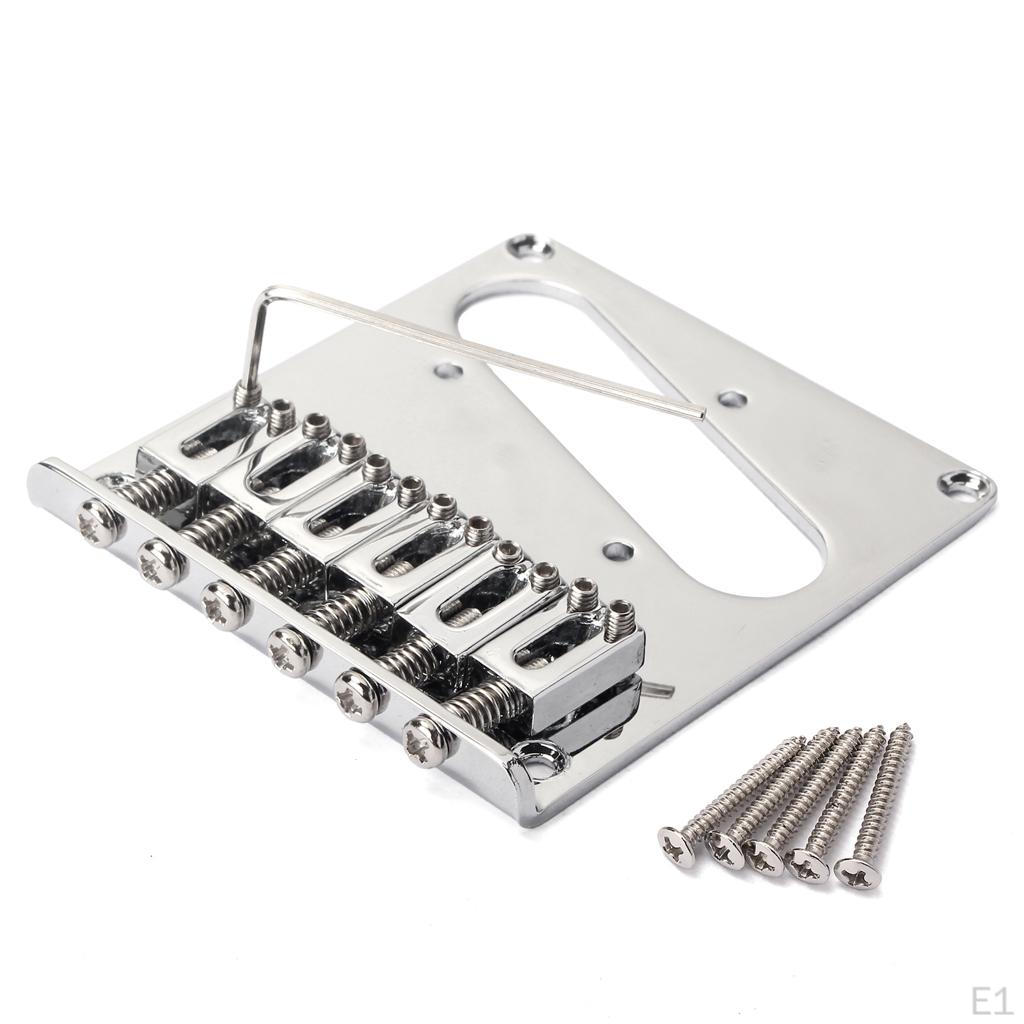 6-седельный бридж для электрогитары в стиле Stratocaster, замена, с ключом и винтами