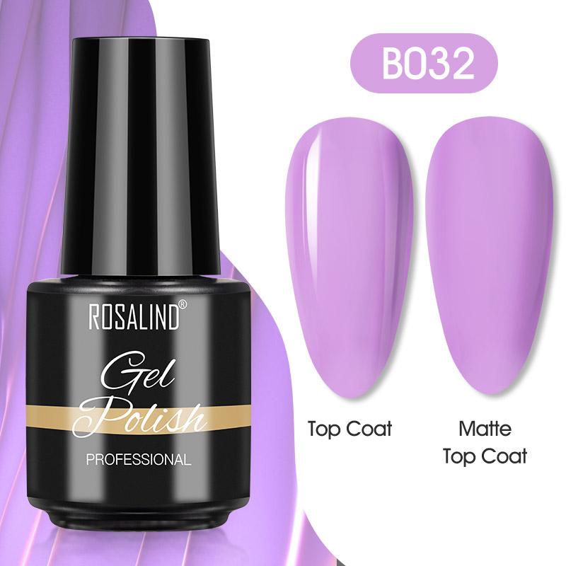ROSALIND Зимняя серия цветных гель-лаков - Полуперманентное глиттерное покрытие для профессионального использования