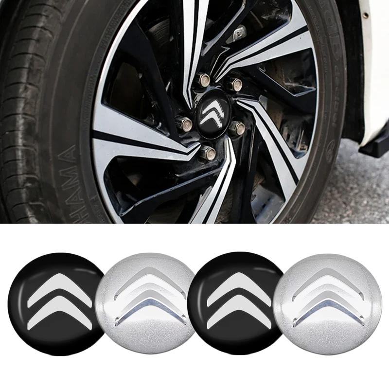 FRPM6 65mm Car Wheel Center Hub Caps Sticker for Citroen C1 C4 C3 C5 C8 DS3 DS5 DS4 Berlingo Picasso Xsara Auto Exterior Accessories