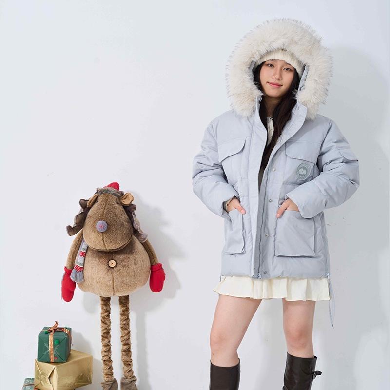 [One piece] Tooling Parker cotton coat women's winter new thickened warm cotton coat
