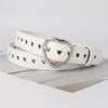 Gothic Love Heart Belts Punk Pin Buckle Waistband Fashion Waist Band  For Women Man