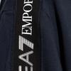 Emporio Armani Ea7 Осень/Зима 24 Логотип-Буквы Плетеная Лента С Капюшоном На Молнии С Длинным Рукавом Толстовка Мужская толстовка Темно-Синий 6DPM12-PJOGZ-1562