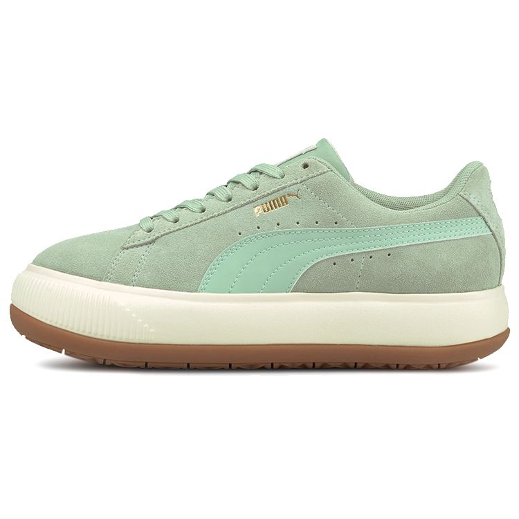 Puma Suede Mayu Thick Sole Low Top Sneakers Women Sneakers Ice-Green 380686-07