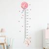 Balloon Rabbit Wall Stickers For Baby Girls Room Kids Room Height Ruller Grow Up Chart Height Measurement Wall Decals