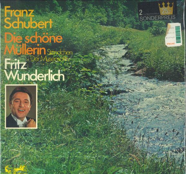 LP Record FRITZ WUNDERLICH KURT HEINZ STOLZE Schubert Die Schone Mullerin Stand 86083XCK EIURODISC Germany Classical Used