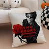 band indie The KKooks Cushion Cover Throw Pillow Cover Hidden Button Durable Polyester Chair Cushion