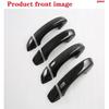 Car four door handle Decorative frame Black For MG HS -2024